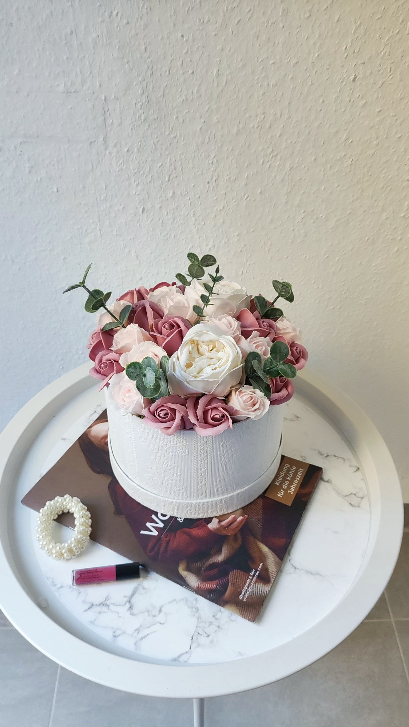 Rosé Équilibre – Elegante Rosenkomposition in Blush & Creme