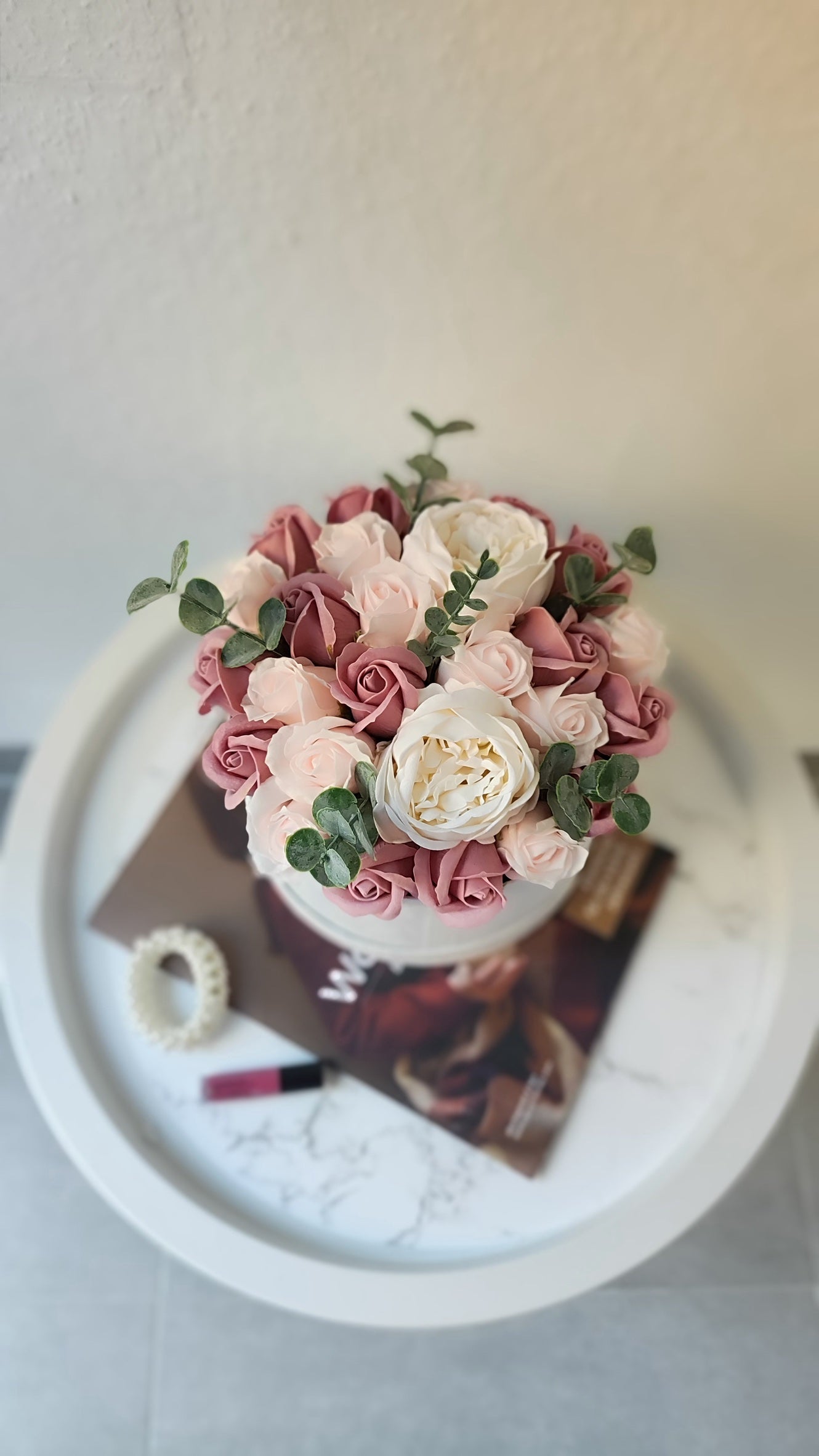 Rosé Équilibre – Elegante Rosenkomposition in Blush & Creme