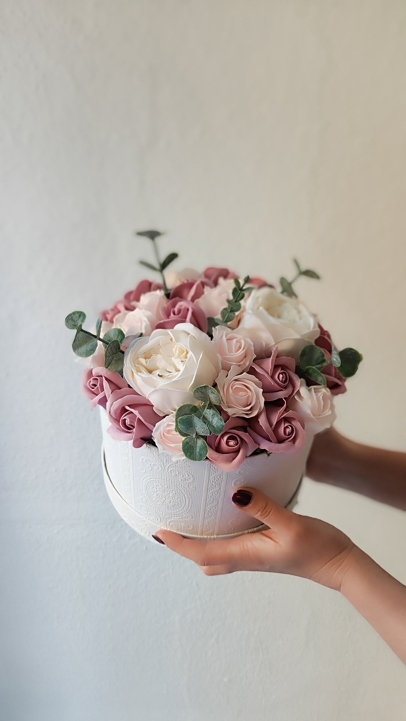 Rosé Équilibre – Elegante Rosenkomposition in Blush & Creme